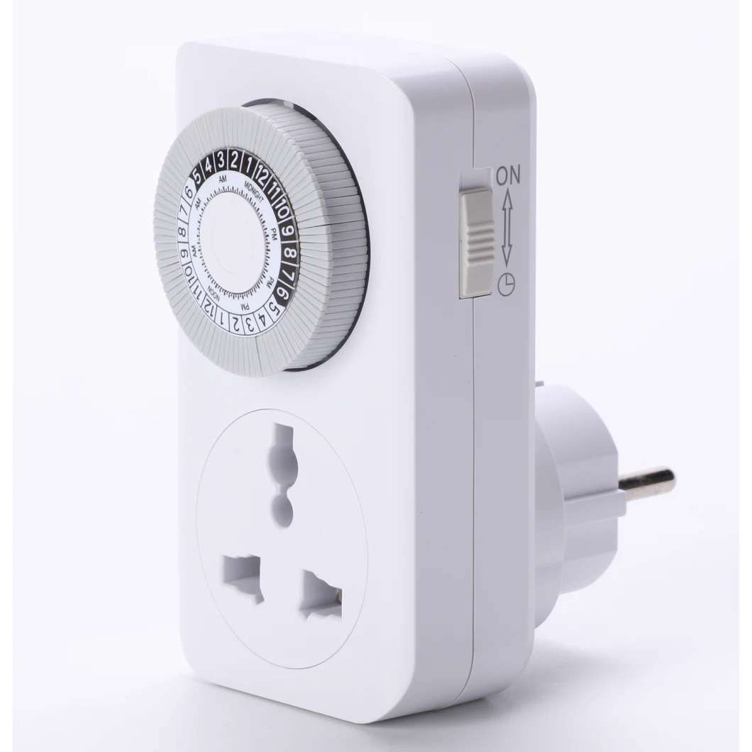 24h Mini Mechanical Timer Switch, Daily Timer Socket