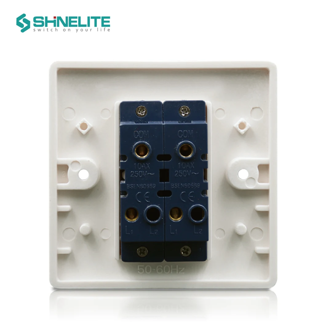 OEM 15 Years Experience Factory Price BS Standard Wall Electrical Switch 86*86mm