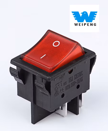 Gq111 Square Push Button Switch Rocker Switch for Water Dispenser with ENEC TUV UL