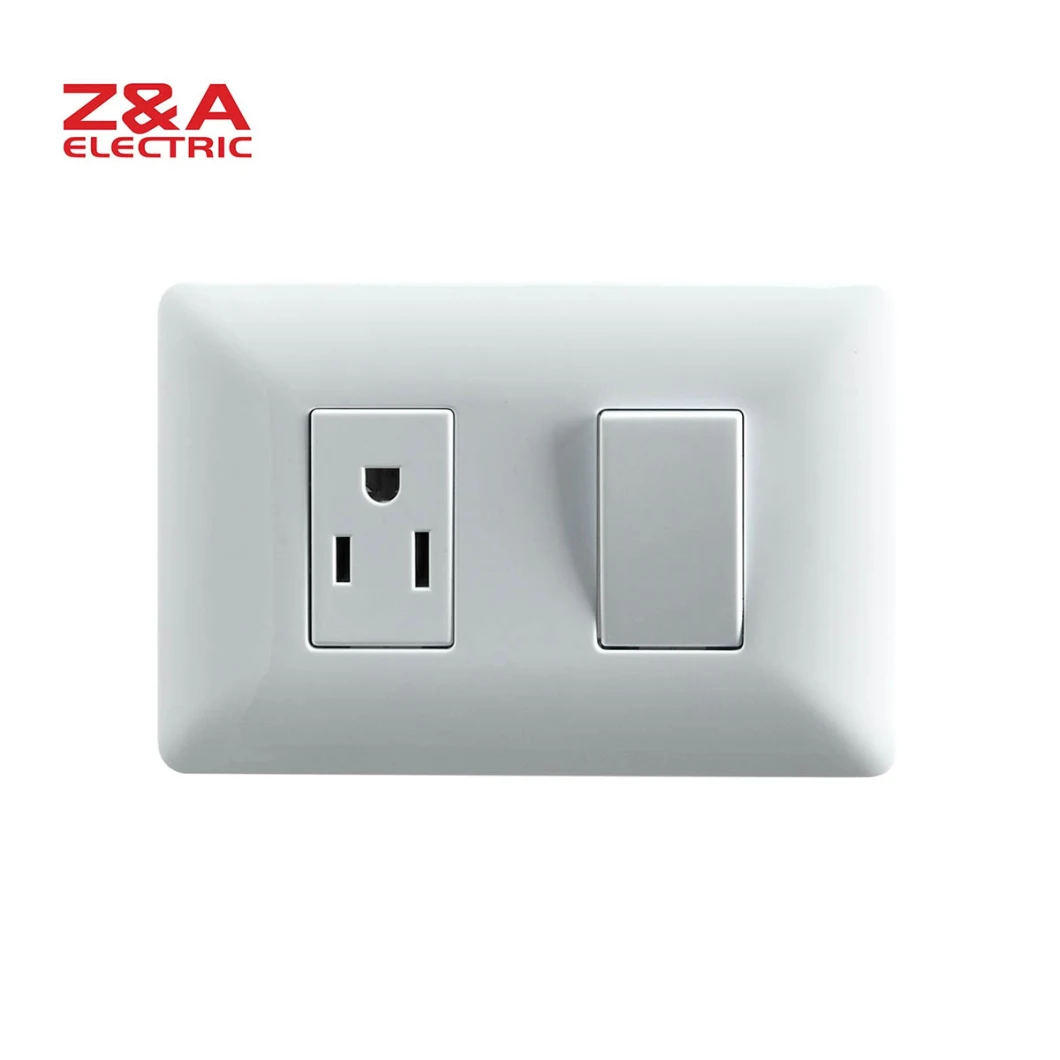 CCC/ CE Wholesale Factory Supply High Quality Electrical 10A 250V Us Light Wall Switch and Socket
