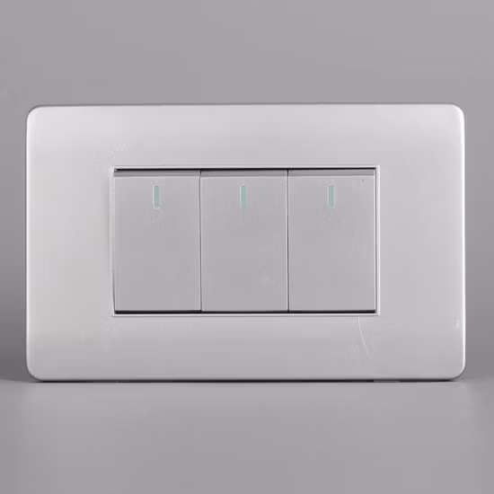 3 Gang Wall Switch and Sockets Outlets for Italy and Europe