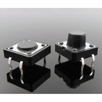 12mm Square DIP Tact Switch Lead Free